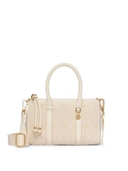Victoria's Secret White Foyard Small Roll Duffle Bag - Image 2 of 4