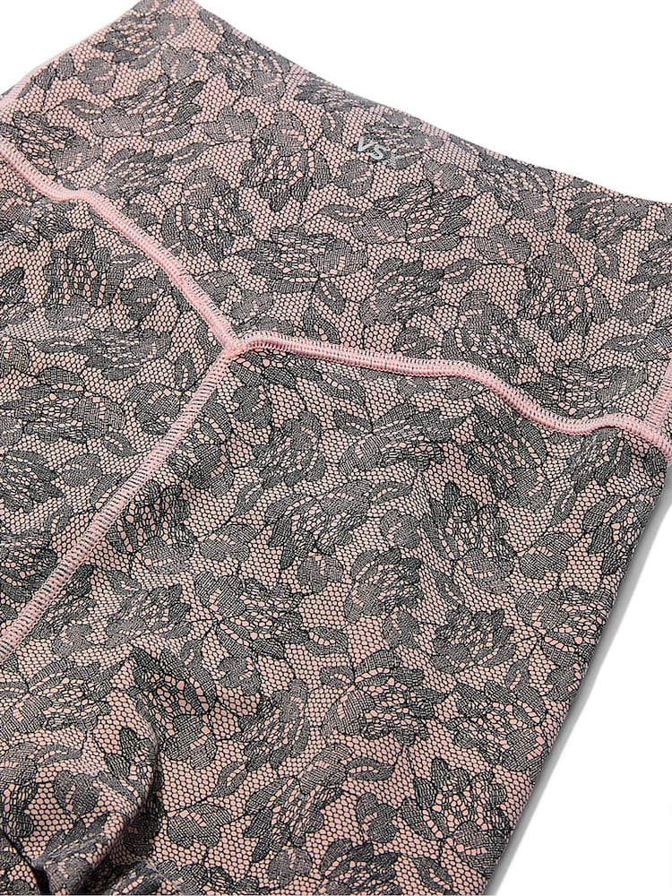 Victoria's Secret Black Lace Print Elevate™ Leggings - Image 3 of 3