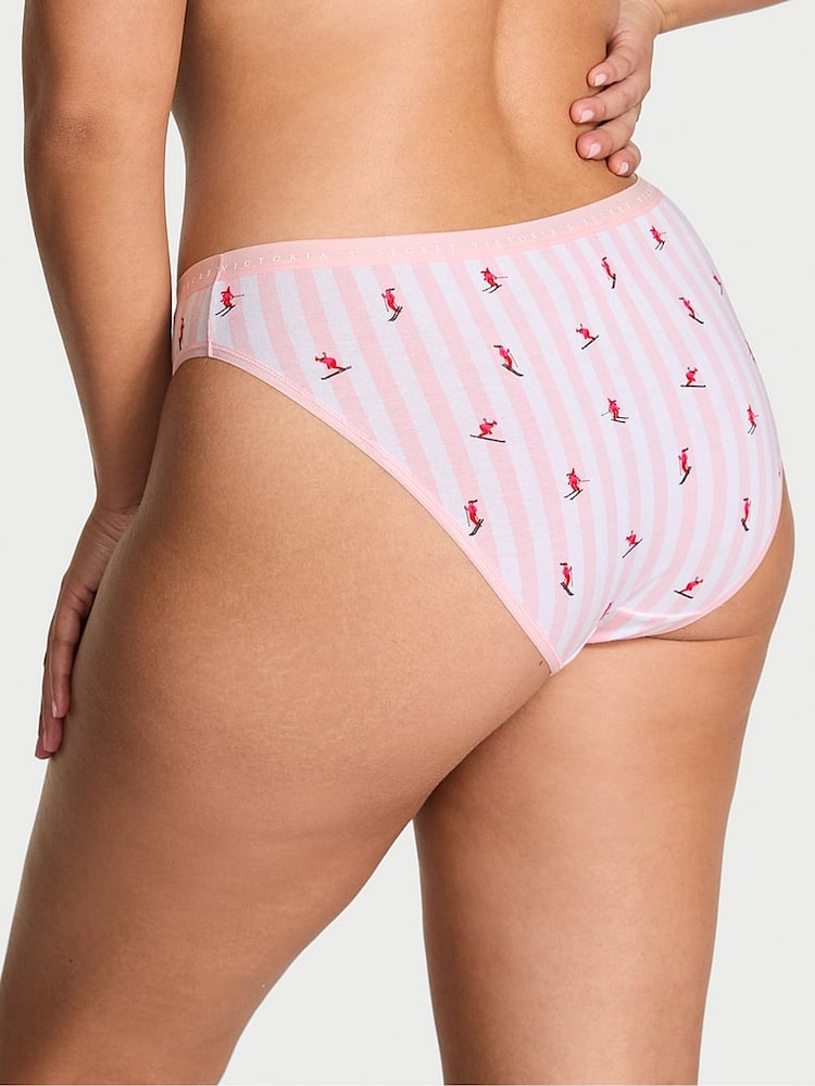 Victoria's Secret Pink Skier Stripes Bikini Knickers - Image 2 of 2 Victoria's Secret Pink Skier Stripes Bikini Knickers - Image 2 of 2