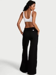 Victoria's Secret Black Fleece Wide Leg Joggers - Image 2 of 2