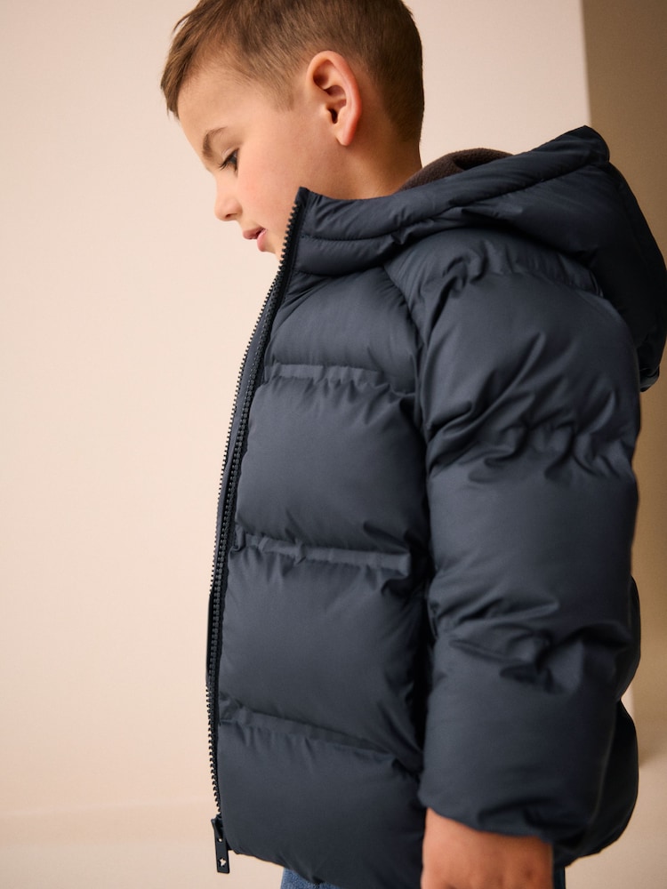 Navy Padded Coat (3mths-7yrs) - Image 2 of 9 Navy Padded Coat (3mths-7yrs) - Image 2 of 9