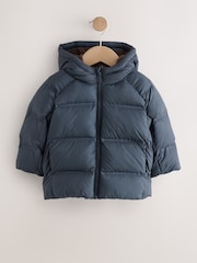 Navy Padded Coat (3mths-7yrs) - Image 5 of 9