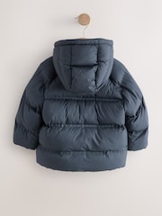 Navy Padded Coat (3mths-7yrs) - Image 6 of 9