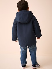Navy Waterproof Borg Lined Parka (3mths-7yrs) - Image 3 of 10