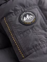Grey Borg Lined Padded Coat (6mths-7yrs) - Image 12 of 13