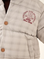 Neutral Check Padded Coat (6mths-7yrs) - Image 4 of 10