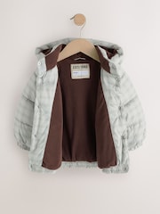 Neutral Check Padded Coat (6mths-7yrs) - Image 6 of 10