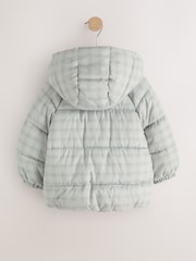 Neutral Check Padded Coat (6mths-7yrs) - Image 7 of 10