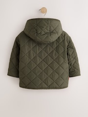 Green Quilted Borg Lined Coat (3mths-7yrs) - Image 10 of 12