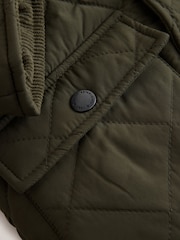 Green Quilted Borg Lined Coat (3mths-7yrs) - Image 11 of 12