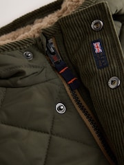 Green Quilted Borg Lined Coat (3mths-7yrs) - Image 12 of 12