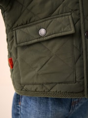 Green Quilted Borg Lined Coat (3mths-7yrs) - Image 5 of 12