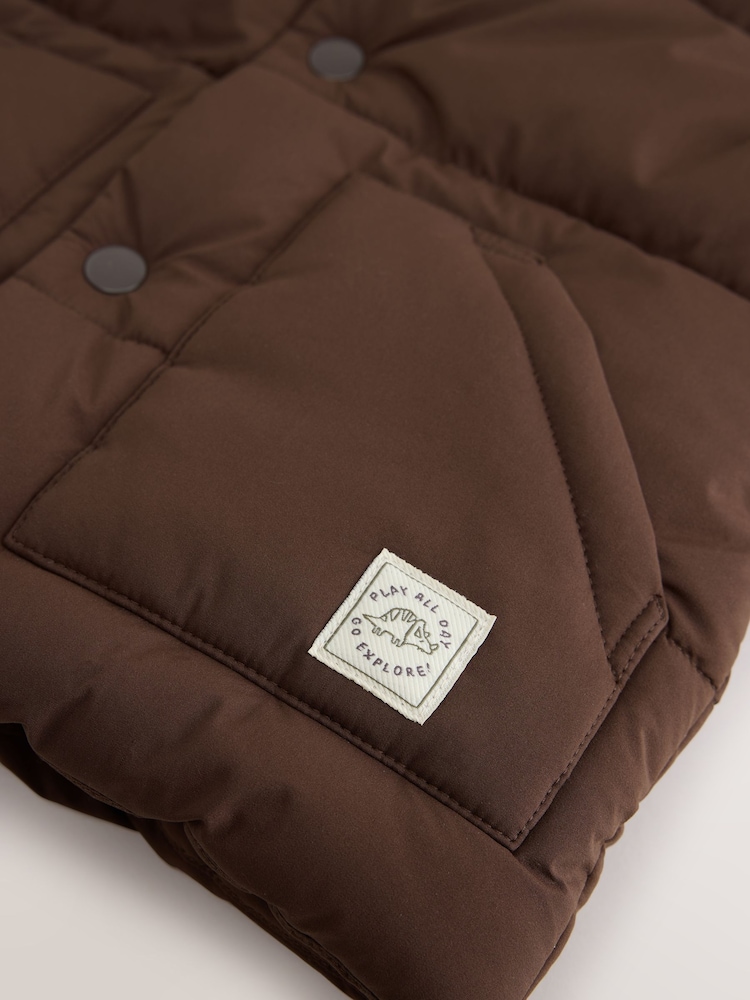 Brown Hooded Gilet (3mths-10yrs) - Image 9 of 9 Brown Hooded Gilet (3mths-10yrs) - Image 9 of 9