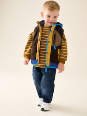 Brow Colour Block Borg Gilet (3mths-7yrs) - Image 3 of 5