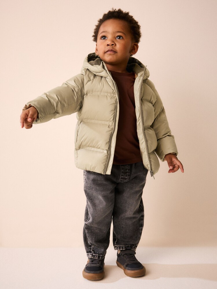 Neutral Padded Coat (3mths-7yrs) - Image 1 of 11 Neutral Padded Coat (3mths-7yrs) - Image 1 of 11