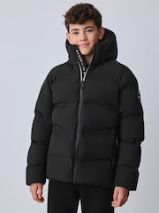 Baker by Ted Baker Black Shower Resistant Padded Coat - Image 2 of 22