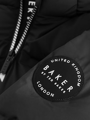 Baker by Ted Baker Black Shower Resistant Padded Coat - Image 21 of 22
