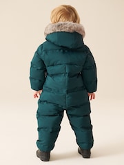 Green Waterproof Padded Snowsuit (3mths-7yrs) - Image 3 of 9