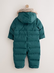 Green Waterproof Padded Snowsuit (3mths-7yrs) - Image 6 of 9