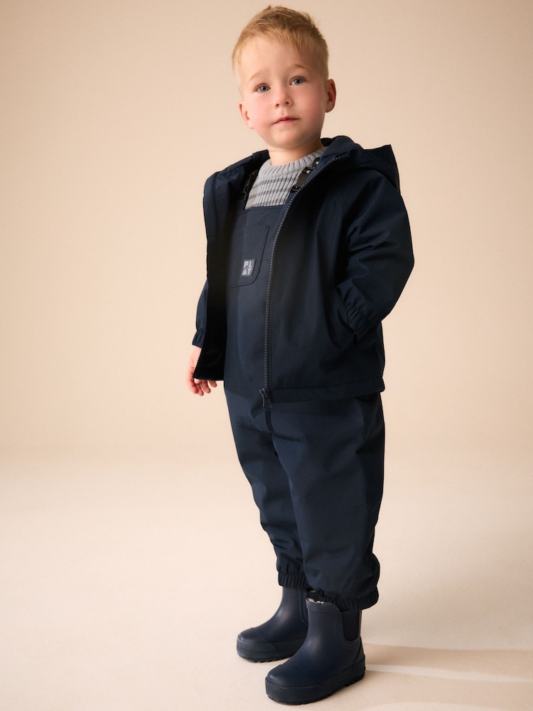 Marineblå - Vandtætte smækbukser (3mdr.-7år) - Billede 2 af 9