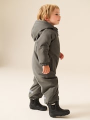 Castanho claro - Wadded Waterproof Puddlesuit (3mths-7yrs) - Imagem 2 de 9