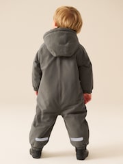 Castanho claro - Wadded Waterproof Puddlesuit (3mths-7yrs) - Imagem 3 de 9