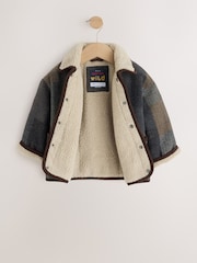 Multi Check Borg Collar Jacket (3mths-7yrs) - Image 7 of 9
