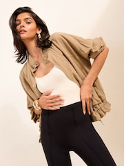 Friends Like These Black Stirup Ponte Leggings - Image 3 of 4