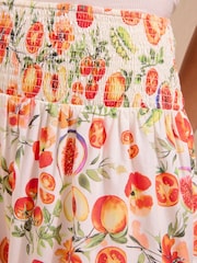 Friends Like These Red/White Ruffle Maxi Skirt - Image 3 of 5