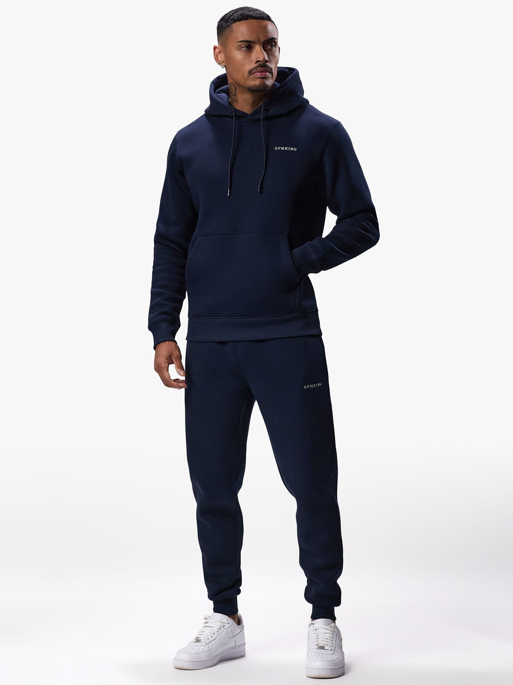 23HOODIE NAVY VALLAD 〈L〉 Buy Gym King Navy Linear Fundamental Hoodie from Next Romania