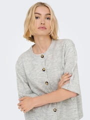 ONLY Short Sleeve Button Through Cardigan - Imagen 1 de 7