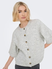 ONLY Short Sleeve Button Through Cardigan - Imagen 2 de 7