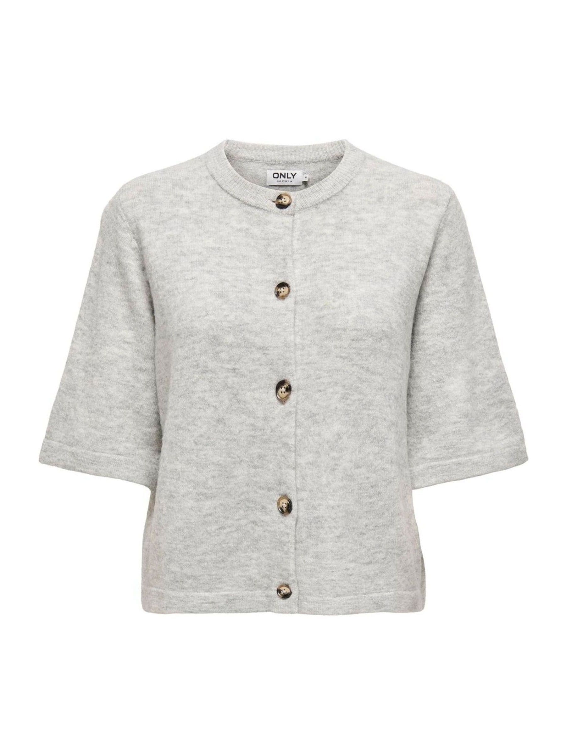 Buy ONLY Grey Short Sleeve Button Through Cardigan from Next USA
