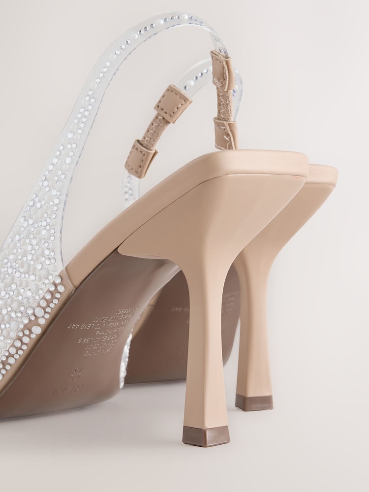 Shimmer Forever Comfort® Vinyl Heatseal High Sandals - Image 11 of 11