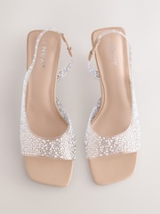 Shimmer Forever Comfort® Vinyl Heatseal High Sandals - Image 8 of 11