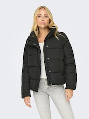 ONLY Zip Through Classic Short Puffer Jacket - Imagen 3 de 6