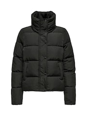 ONLY Zip Through Classic Short Puffer Jacket - Imagen 5 de 6