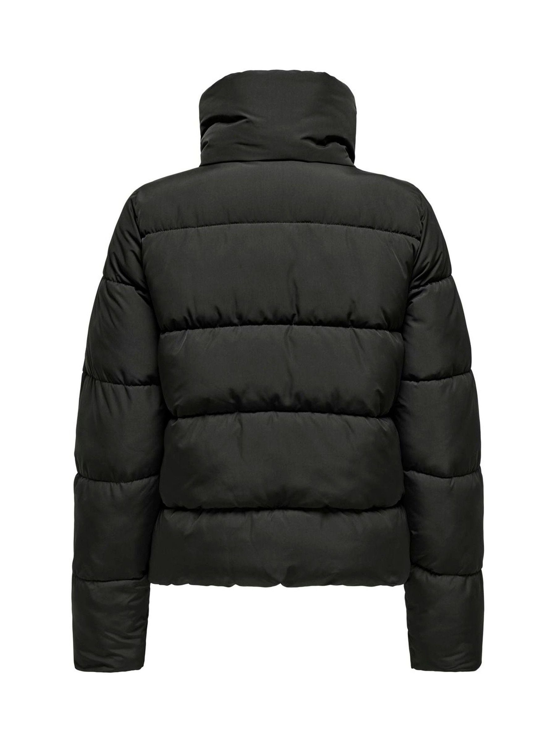 Buy ONLY Black Zip Through Classic Short Puffer Jacket from Next India