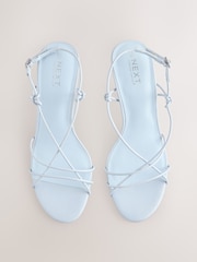 Blue Forever Comfort® Strappy High Heeled Sandals - Image 6 of 9