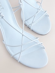Blue Forever Comfort® Strappy High Heeled Sandals - Image 9 of 9