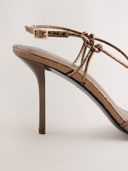 Bronze Forever Comfort® Strappy High Heeled Sandals - Image 9 of 9