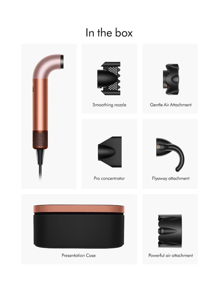 Dyson Amber Silk Supersonic R Hair Dryer - Image 2 of 8 Dyson Amber Silk Supersonic R Hair Dryer - Image 2 of 8