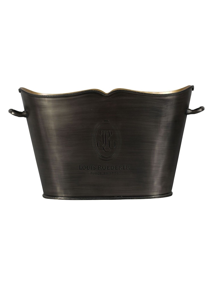 Libra Interiors Silver Cramant Oval Champagne Bucket - Image 2 of 6