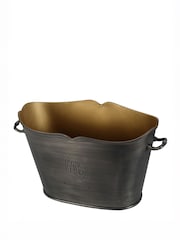 Libra Interiors Silver Cramant Oval Champagne Bucket - Image 4 of 6