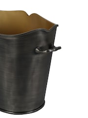 Libra Interiors Silver Cramant Oval Champagne Bucket - Image 6 of 6