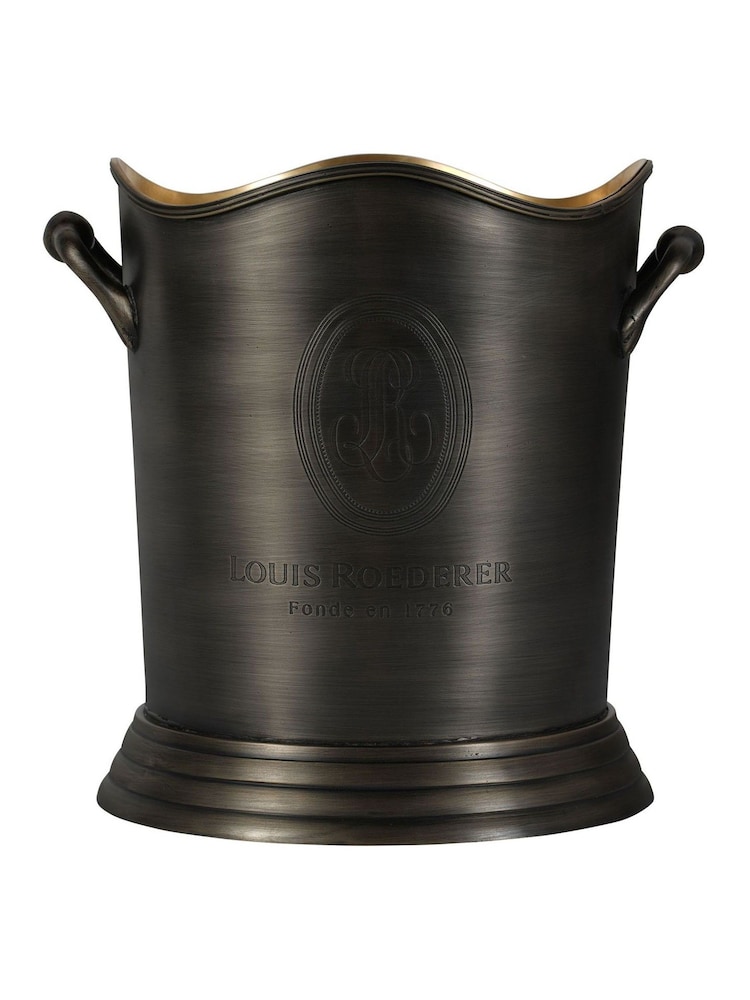 Libra Interiors Silver Cramant Wine Cooler - Image 2 of 6 Libra Interiors Silver Cramant Wine Cooler - Image 2 of 6