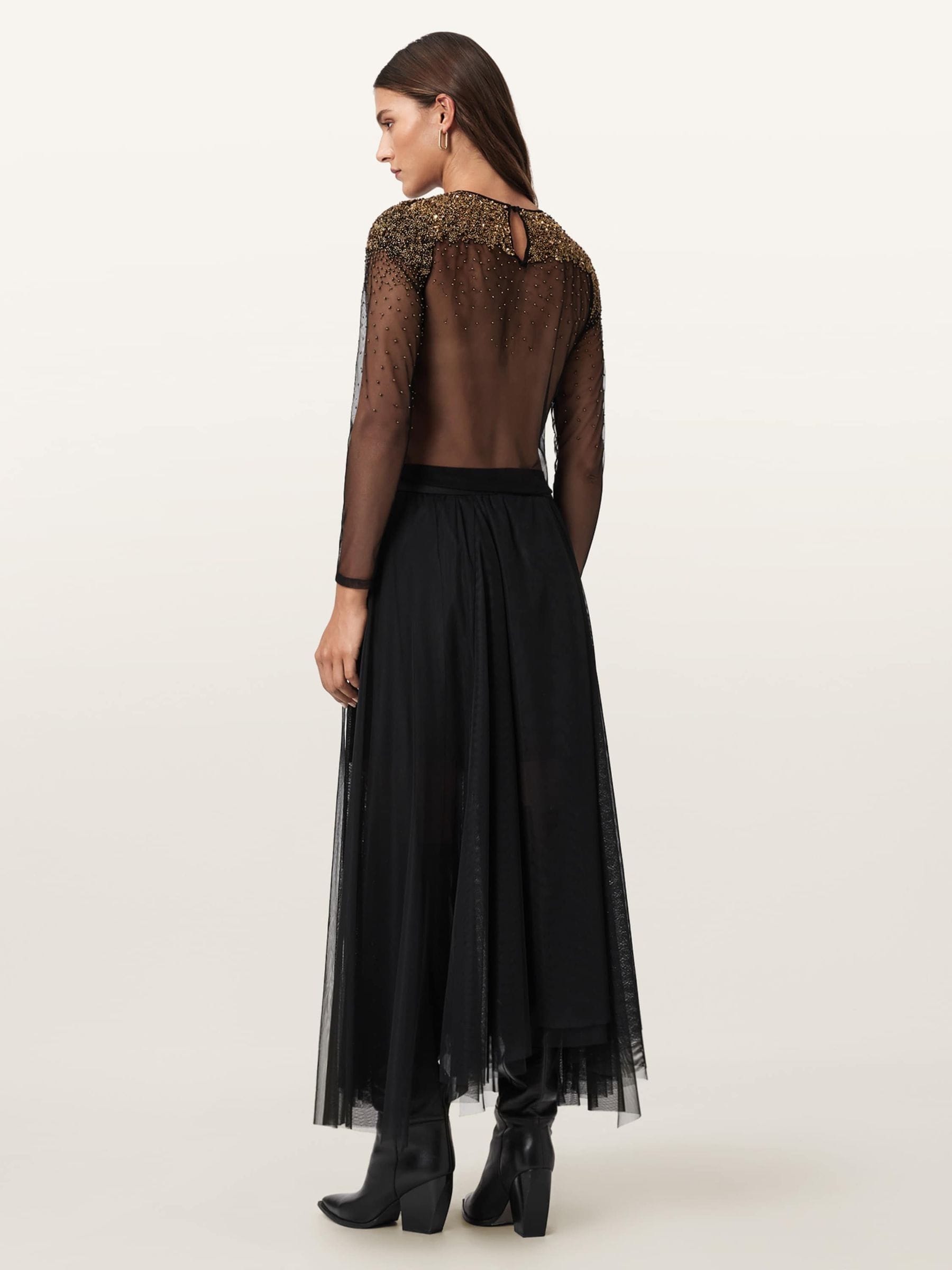 Buy AllSaints Black Ally Tulle Skirt from Next USA