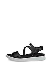 Ecco Black Soft Sandals - Image 3 of 4