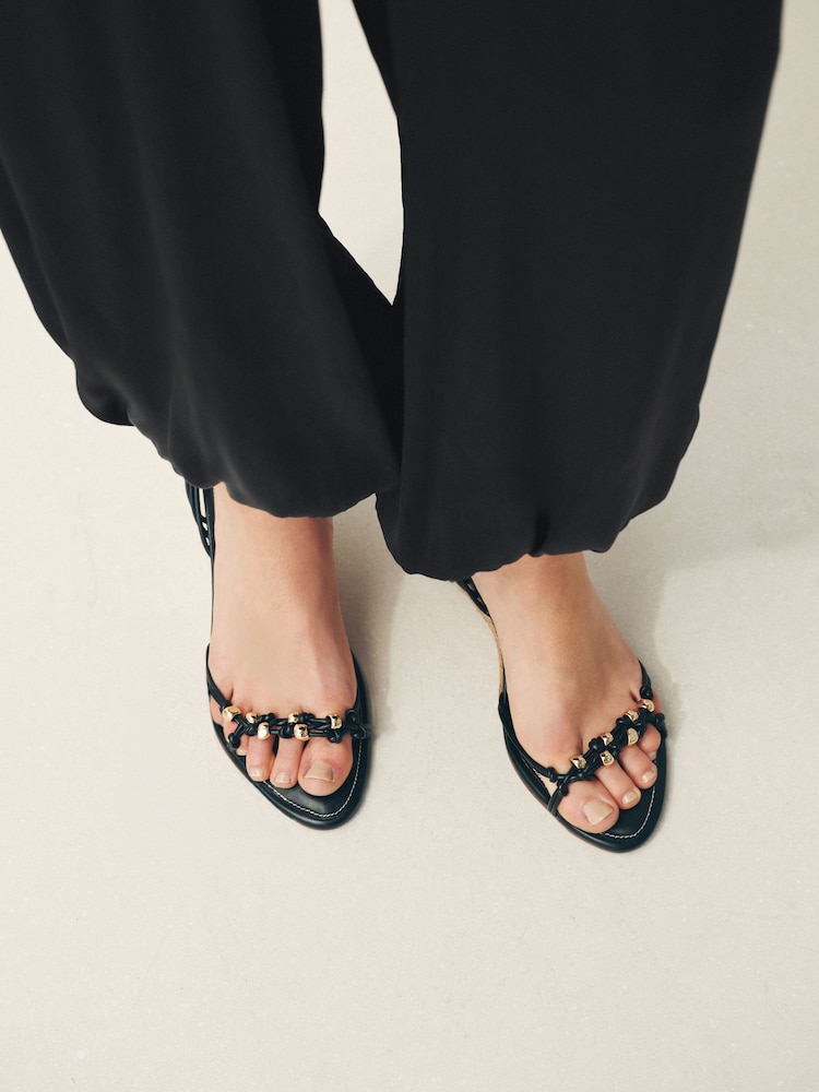 Black Forever Comfort® Formal Bead Wedges - Image 2 of 4