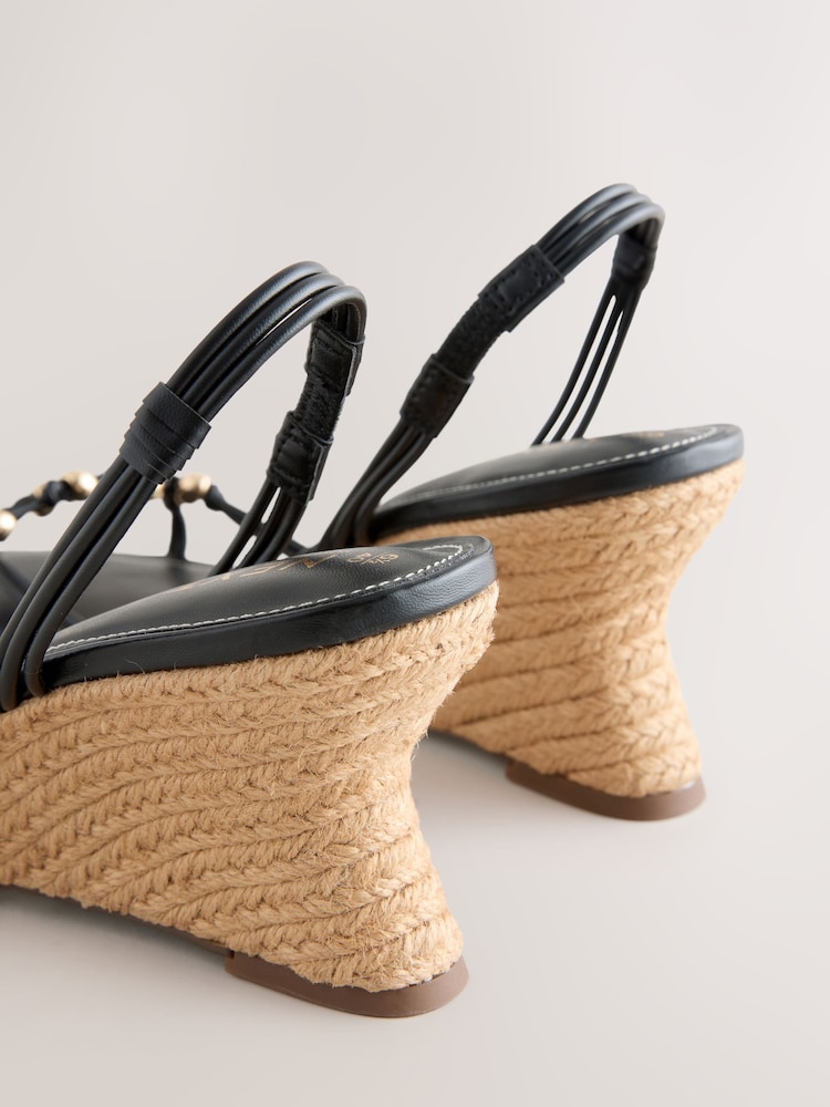 Black Forever Comfort® Formal Bead Wedges - Image 9 of 9 Black Forever Comfort® Formal Bead Wedges - Image 9 of 9